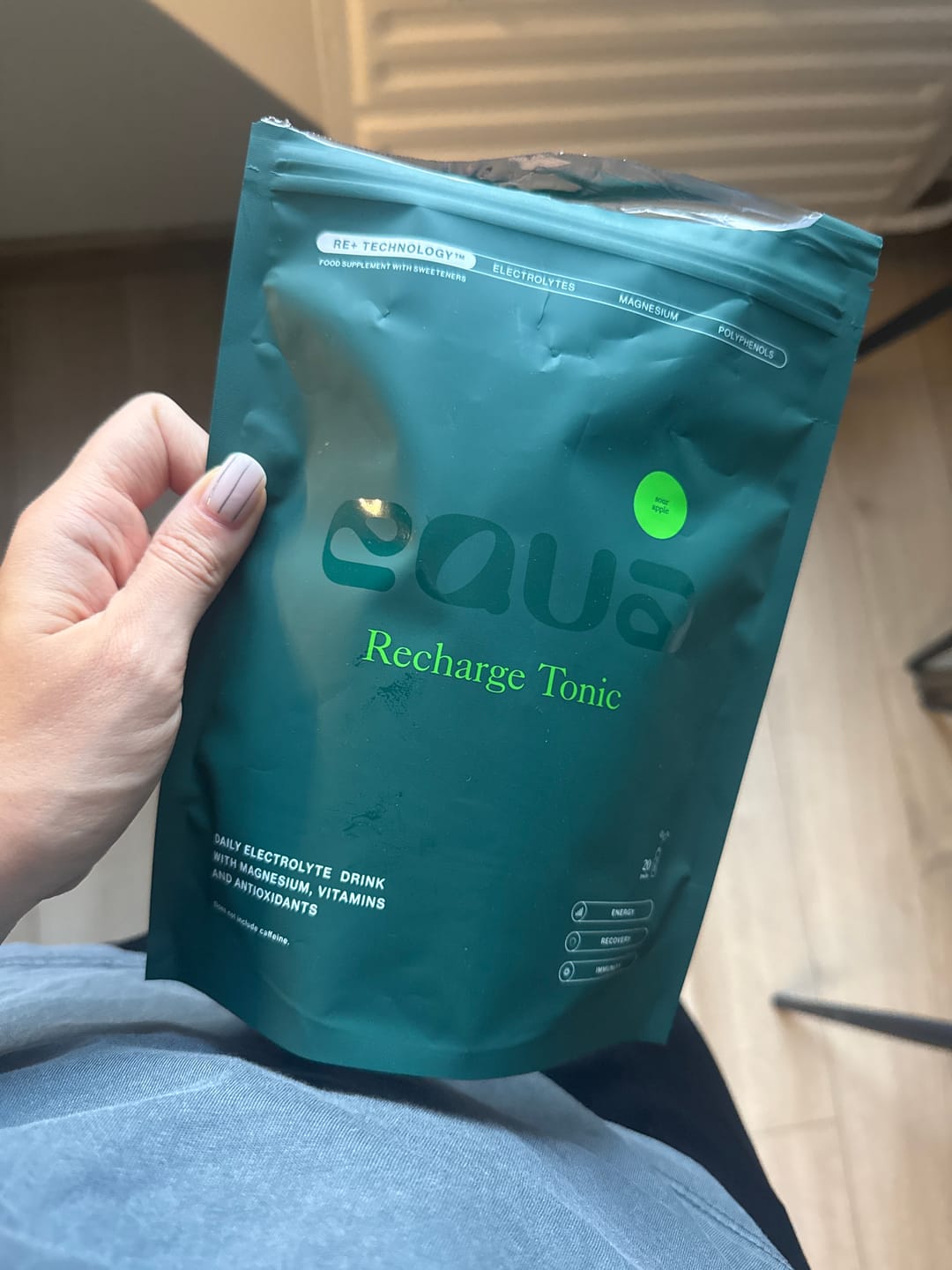 Customer photo review of Rūgščiųjų obuolių skonio elektrolitų gėrimas