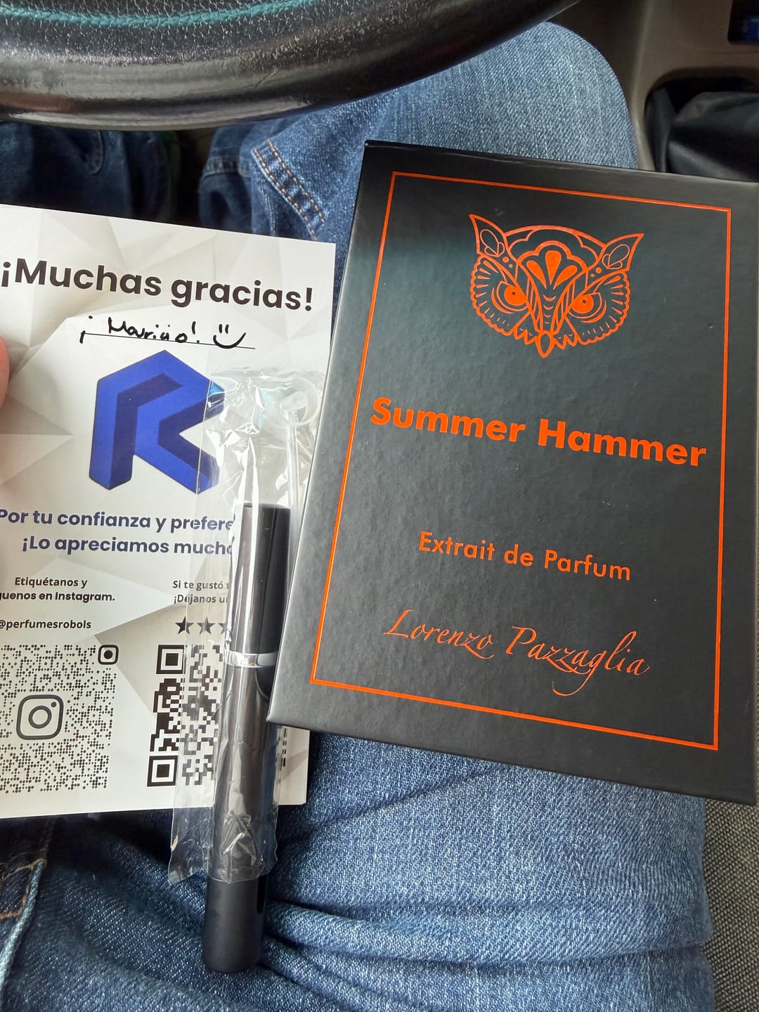 Customer photo review of Summer Hammer Lorenzo Pazzaglia Extrait de Parfum (Preventa)