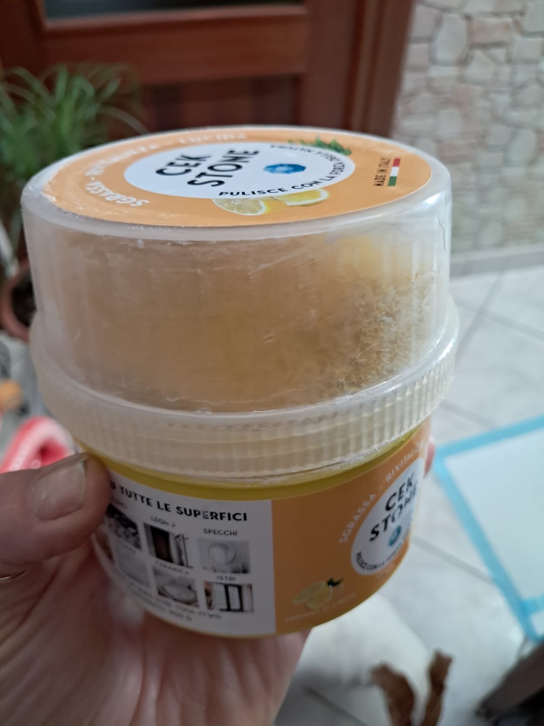 Customer photo review of CEK STONE Pasta Protettiva, Prodotto pulizia casa tutto in uno