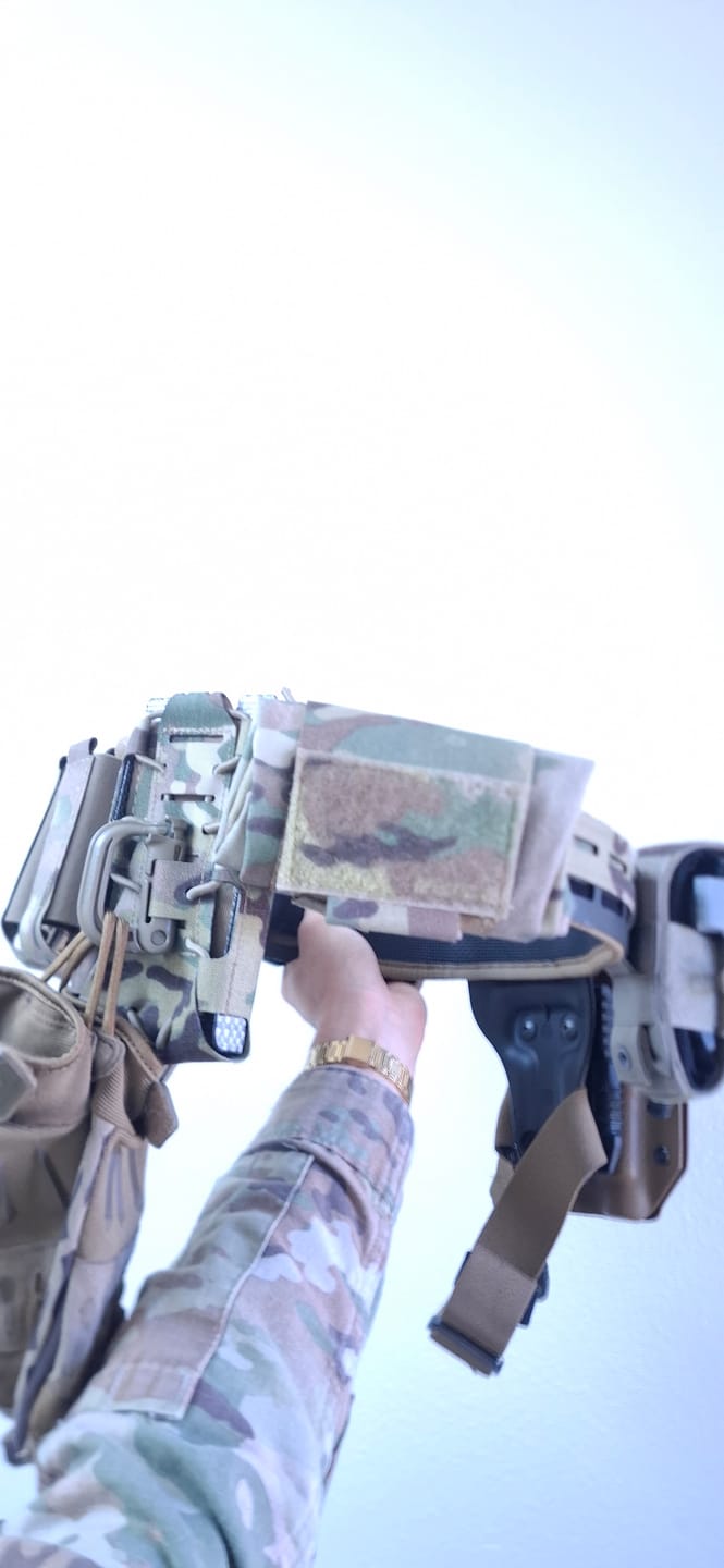 Customer photo review of Folding Dump Pouch GRIDLOK