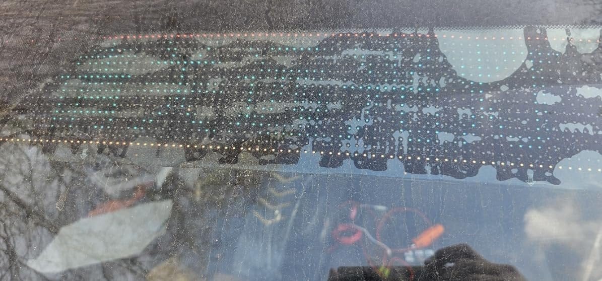 Customer photo review of BOLTHUT™ Flexible LED Matrix Panel — RGB Car Eyes, App & Remote