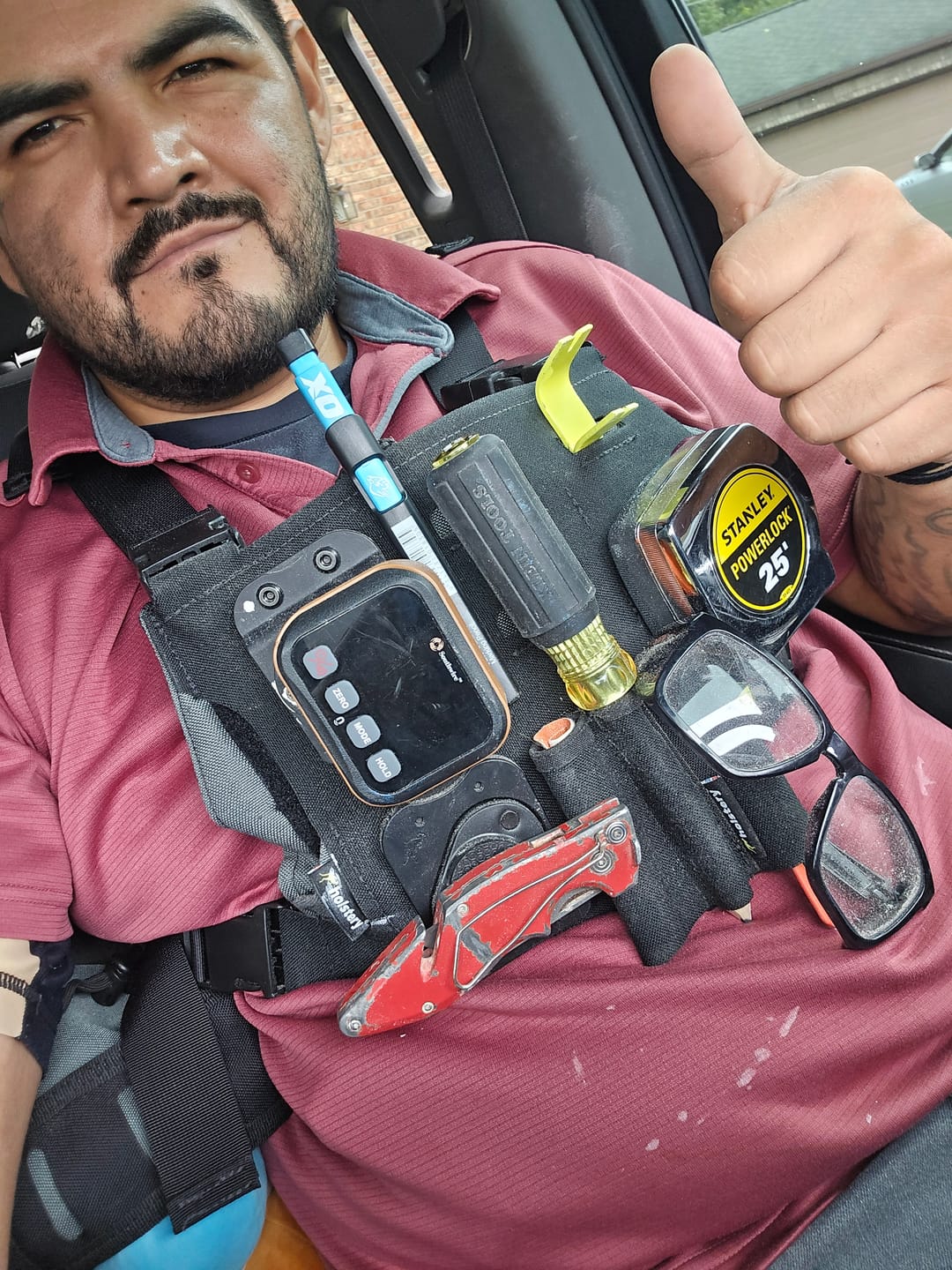 Customer photo review of ModRig | Modular Chest Rig