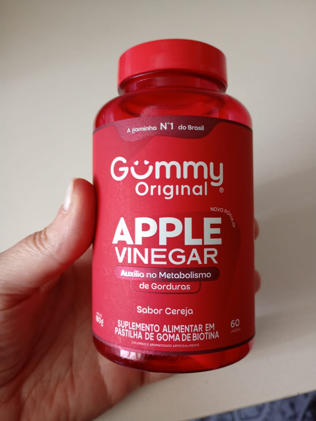 Customer photo review of Gummy® Vinagre de Maçã - 180 g