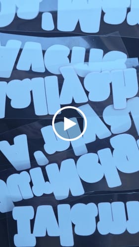 Customer video review of Upload Your DTF Gang Sheet