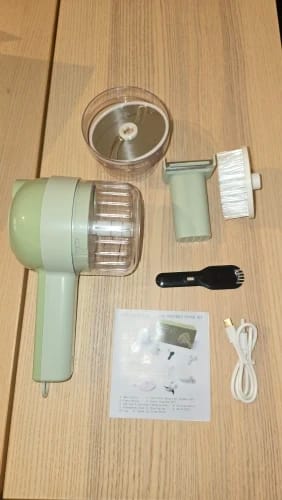 Customer photo review of Cortador de fruta y verdura automático