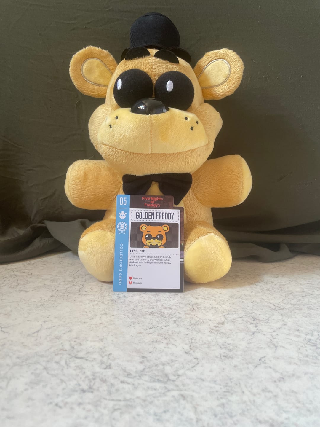 Customer photo review of Five Nights at Freddy's - Golden Freddy Plush