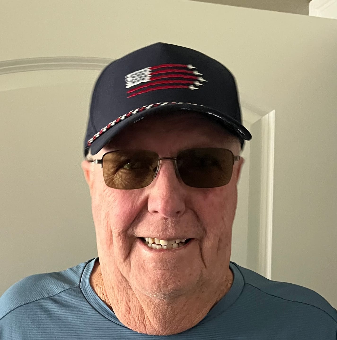 Customer photo review of USA Hat Navy