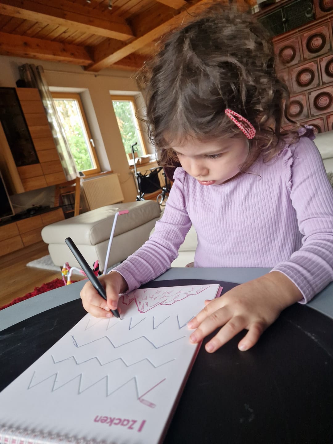 Customer photo review of Edubini Magische Übungshefte® (Geschenk-Starterset)
