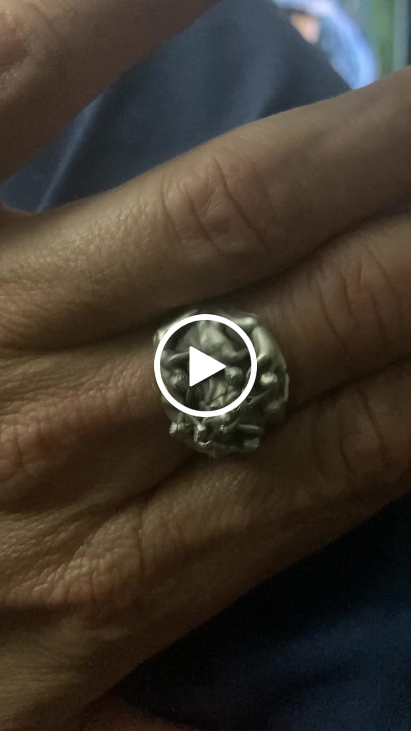Customer video review of Writhing Figures Ring