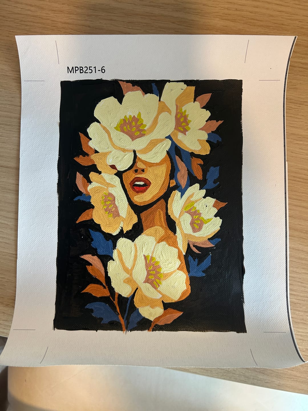 Customer photo review of 6 Mini Paintings - Flower Ladies Set