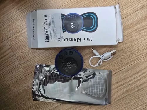 Customer photo review of Masajeador muscular portátil