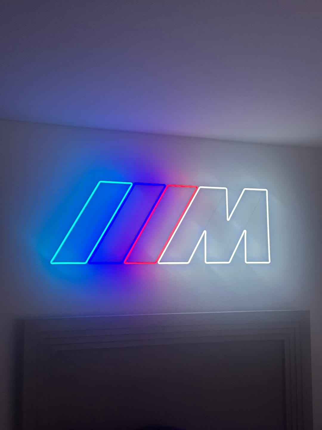 Customer photo review of BMW M POWER logo neon