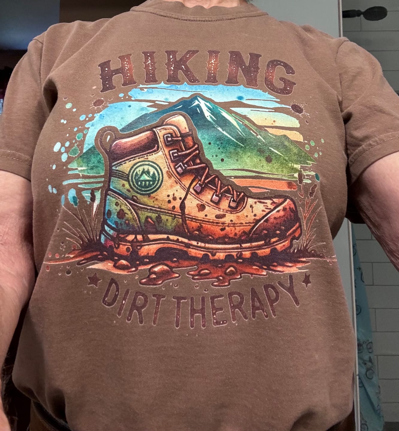 Customer photo review of Dirt Therapy Tee
