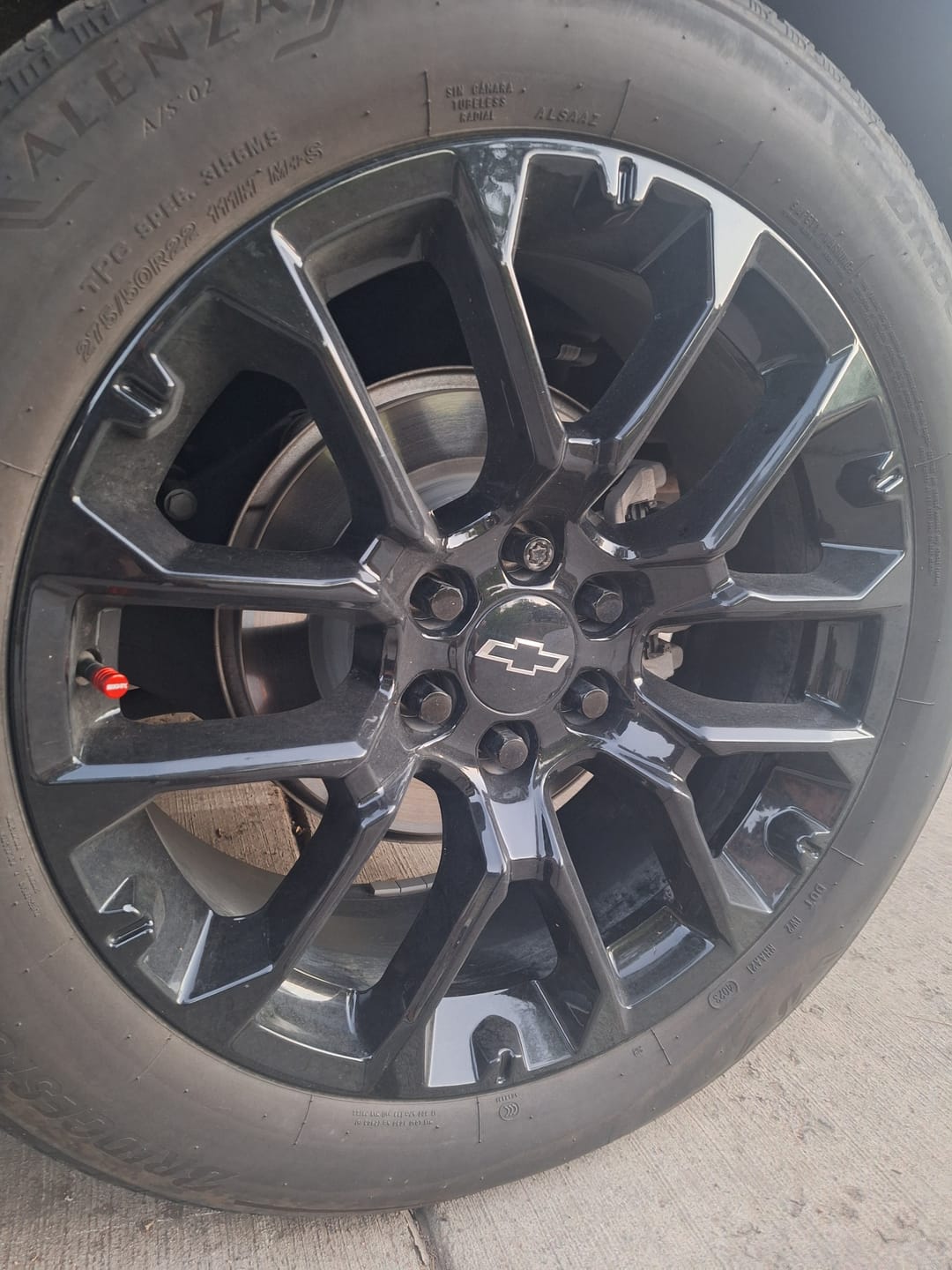 Customer photo review of 80Eighty® Red Valve Stem Caps
