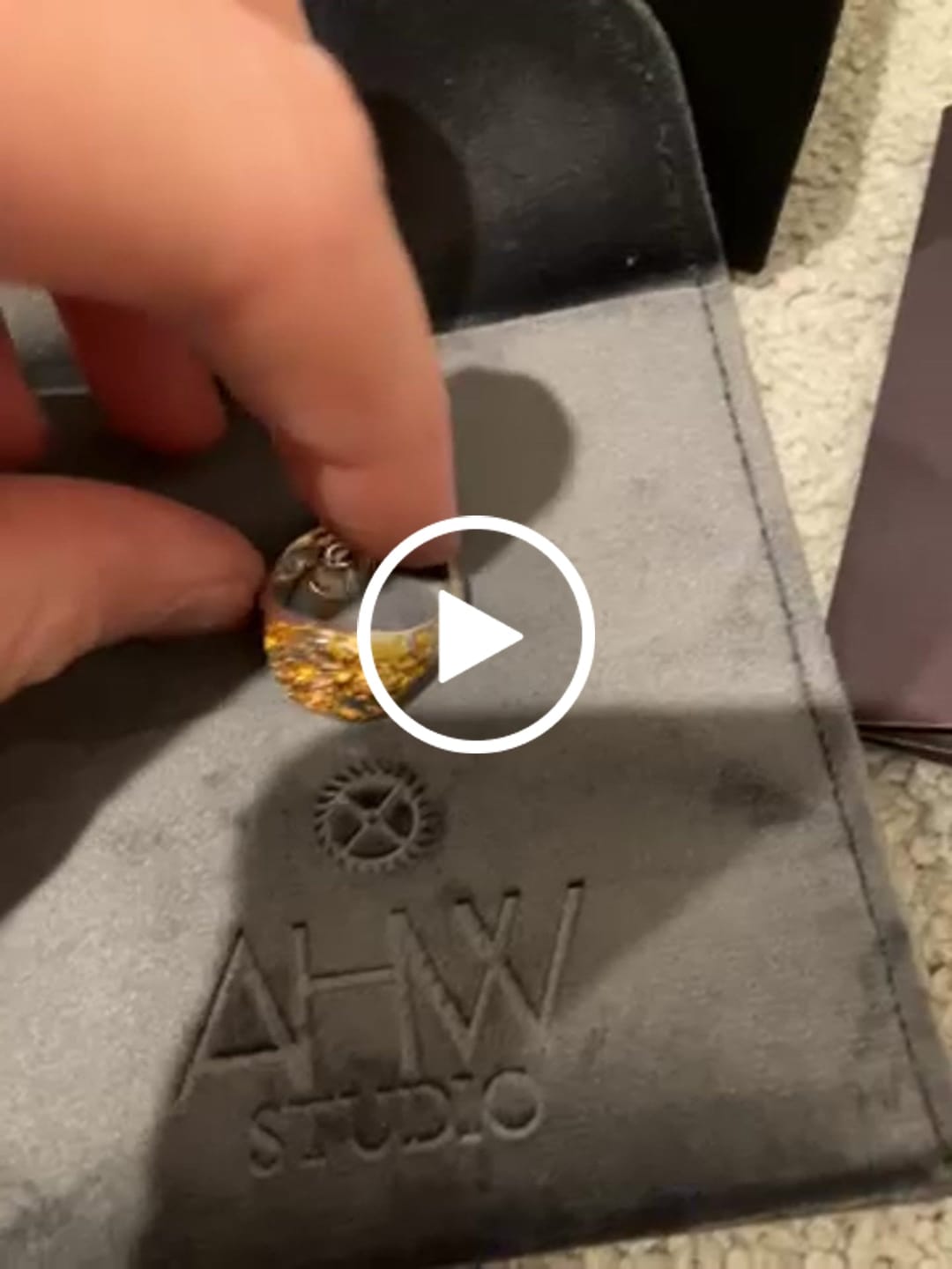 Customer video review of Ruby & Gold Rose Ring - BRIARHEART