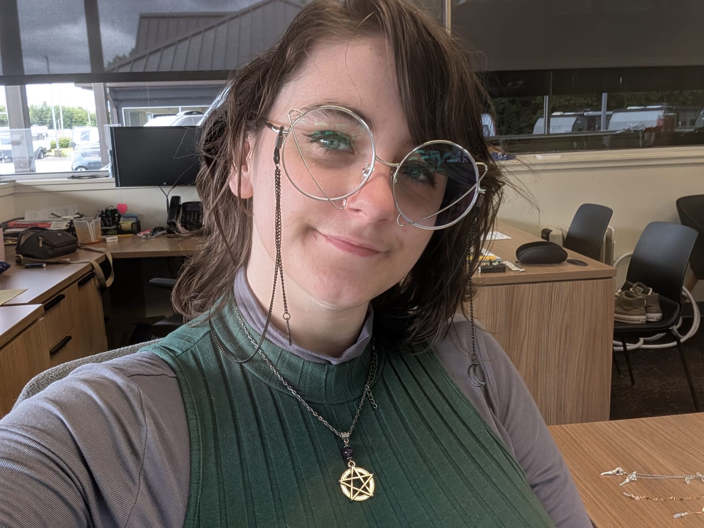Customer photo review of Cosmic Eyeglasses
