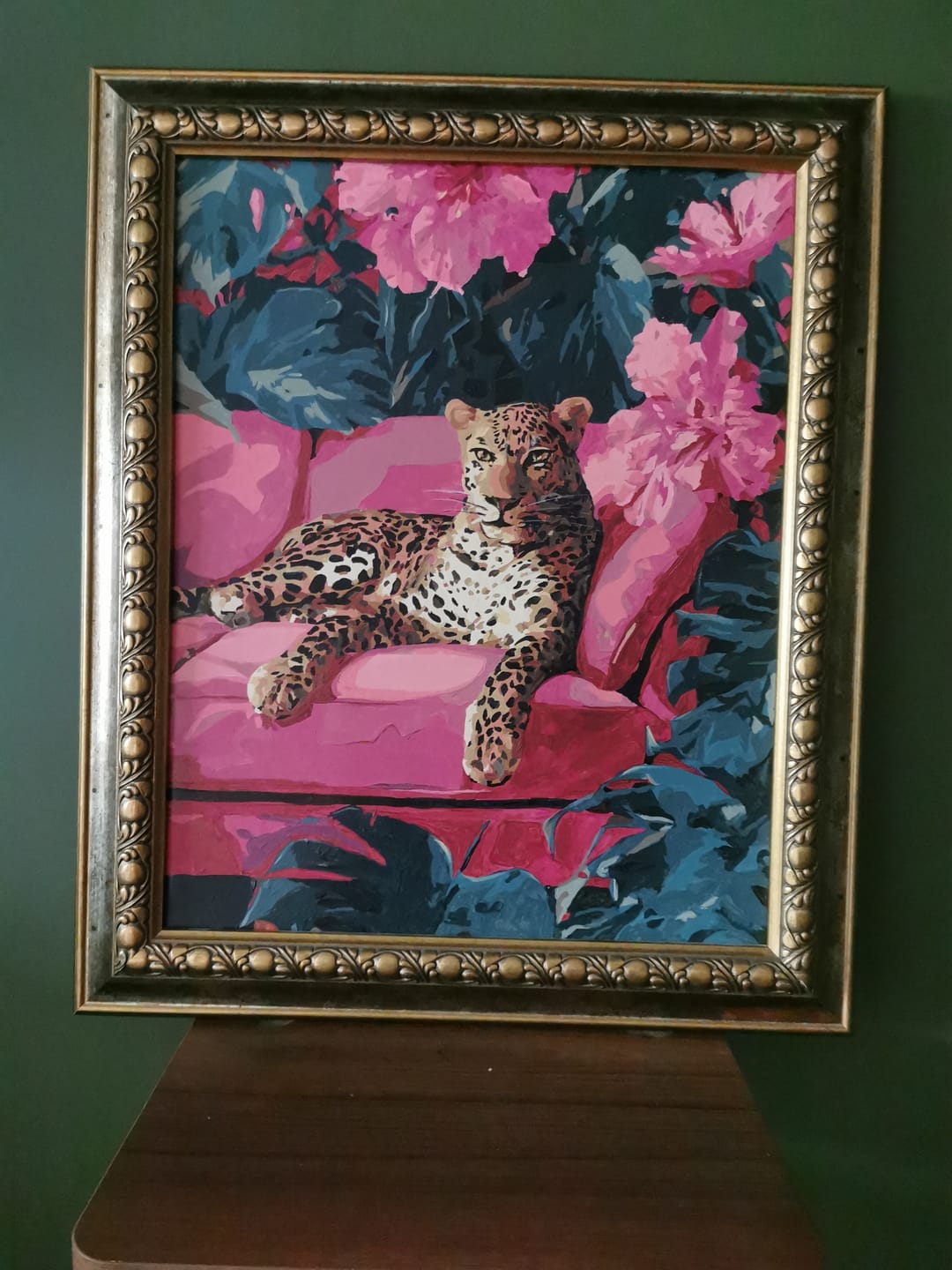 Customer photo review of Wild elegance | Paint by Number