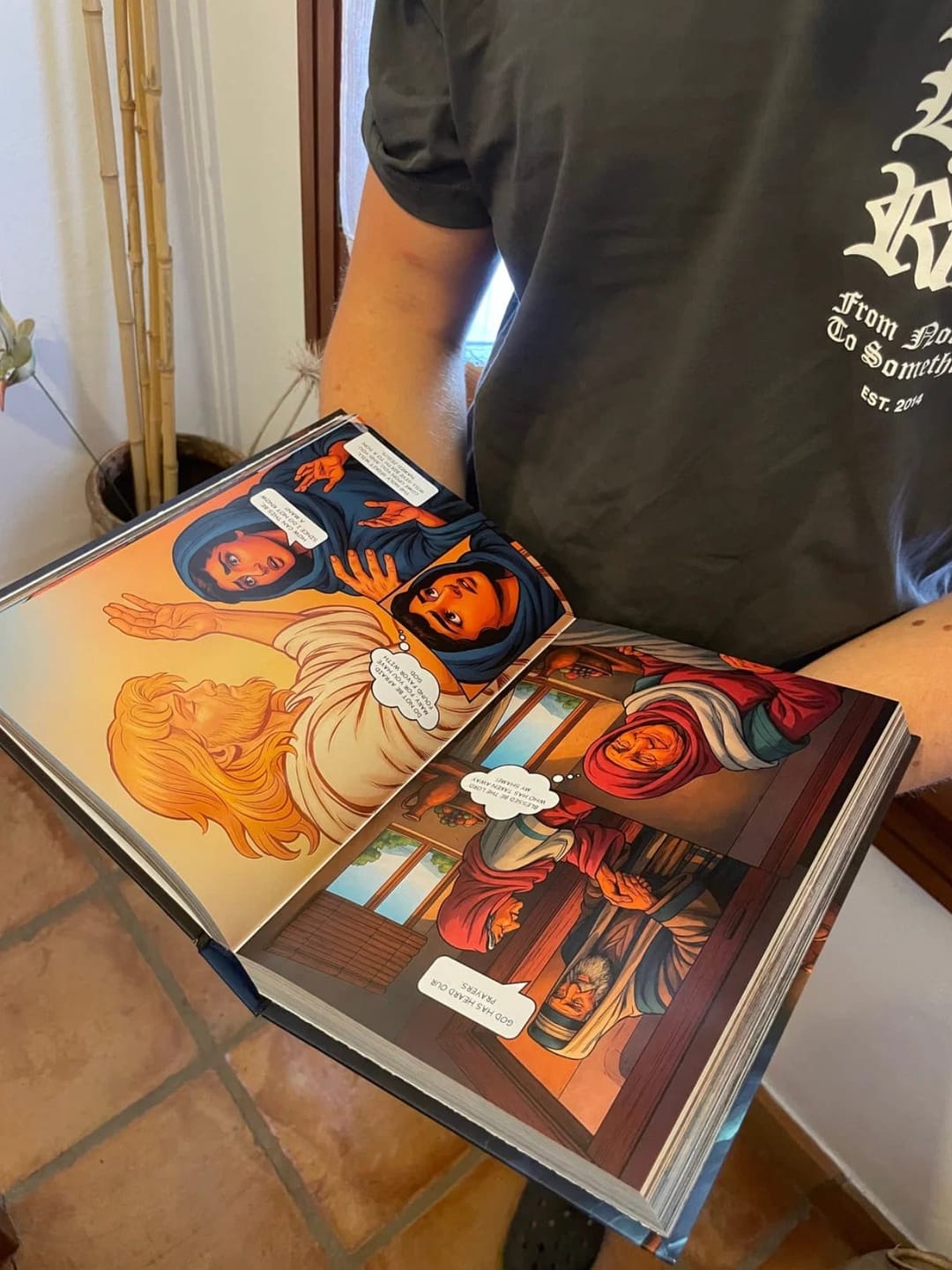 Customer photo review of Comic Bible Book