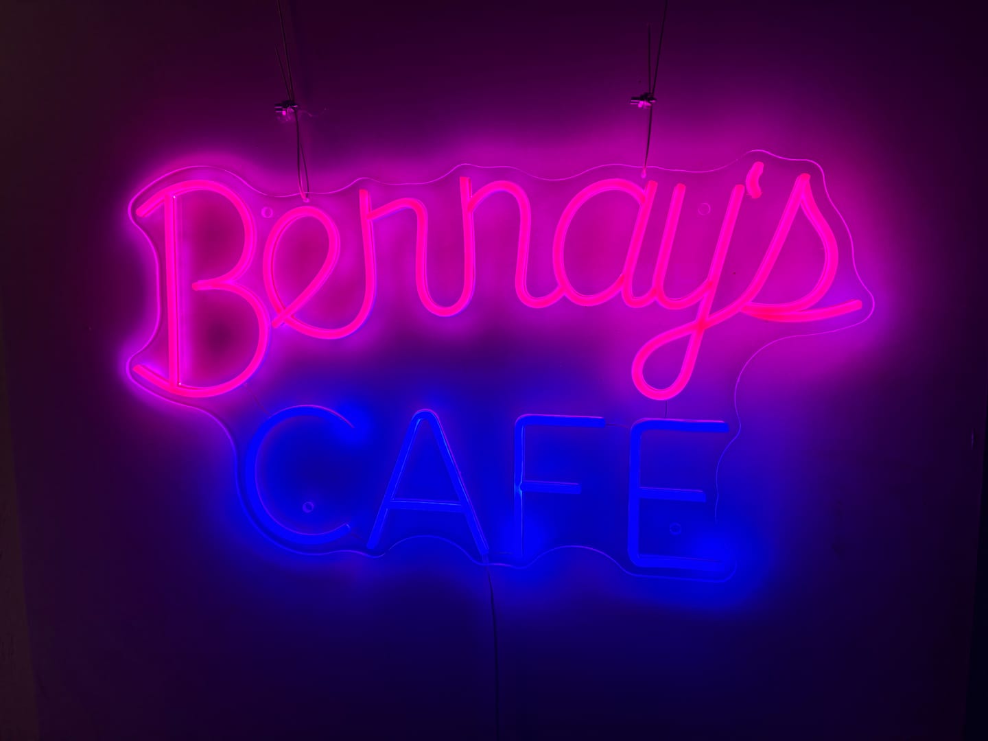 Customer photo review of Bennay's Cafe | LED Neon Sign