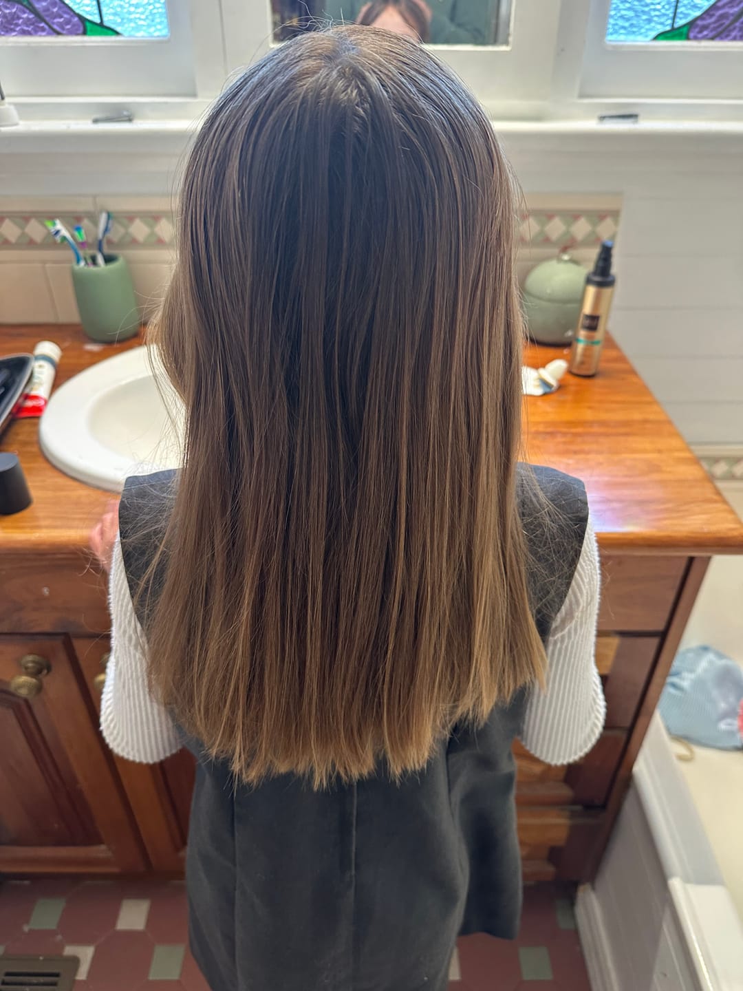 Customer photo review of Sensory Hairbrush - Galaxy