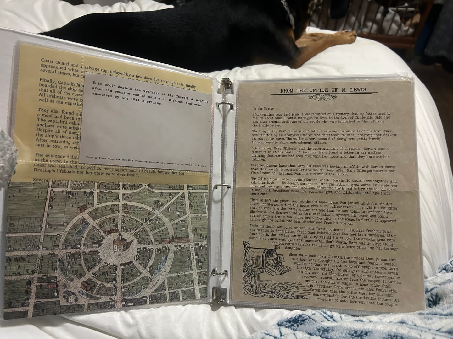 Customer photo review of Mysterious Travels Mail Club Back Issues
