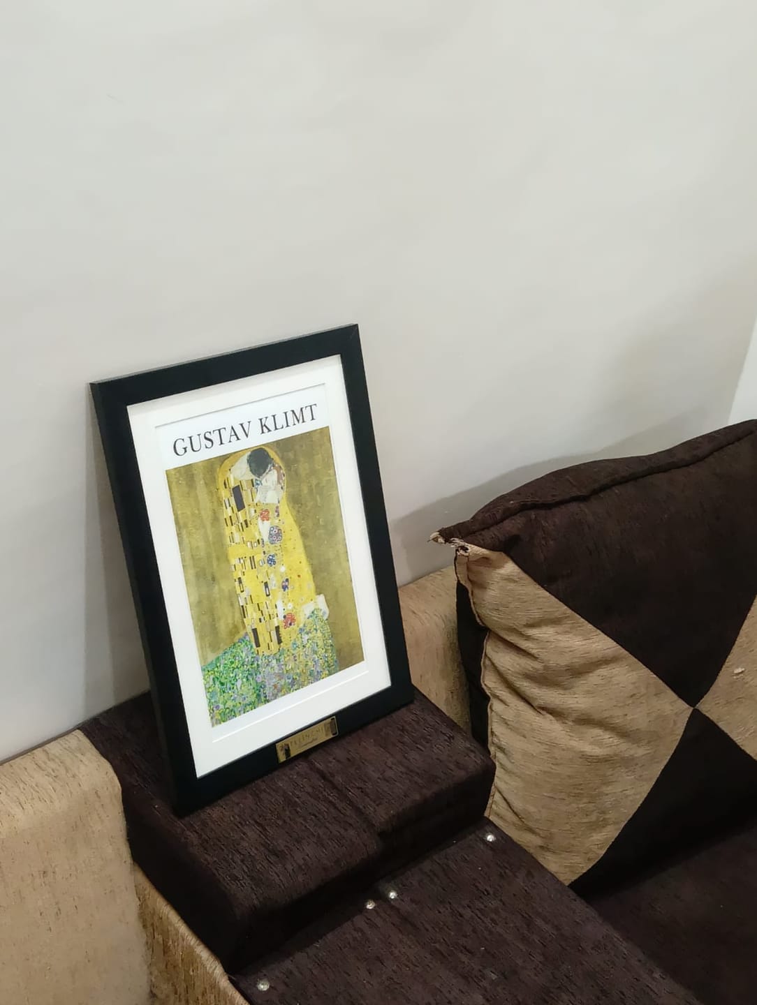 Customer photo review of The Kiss by Gustav Klimt