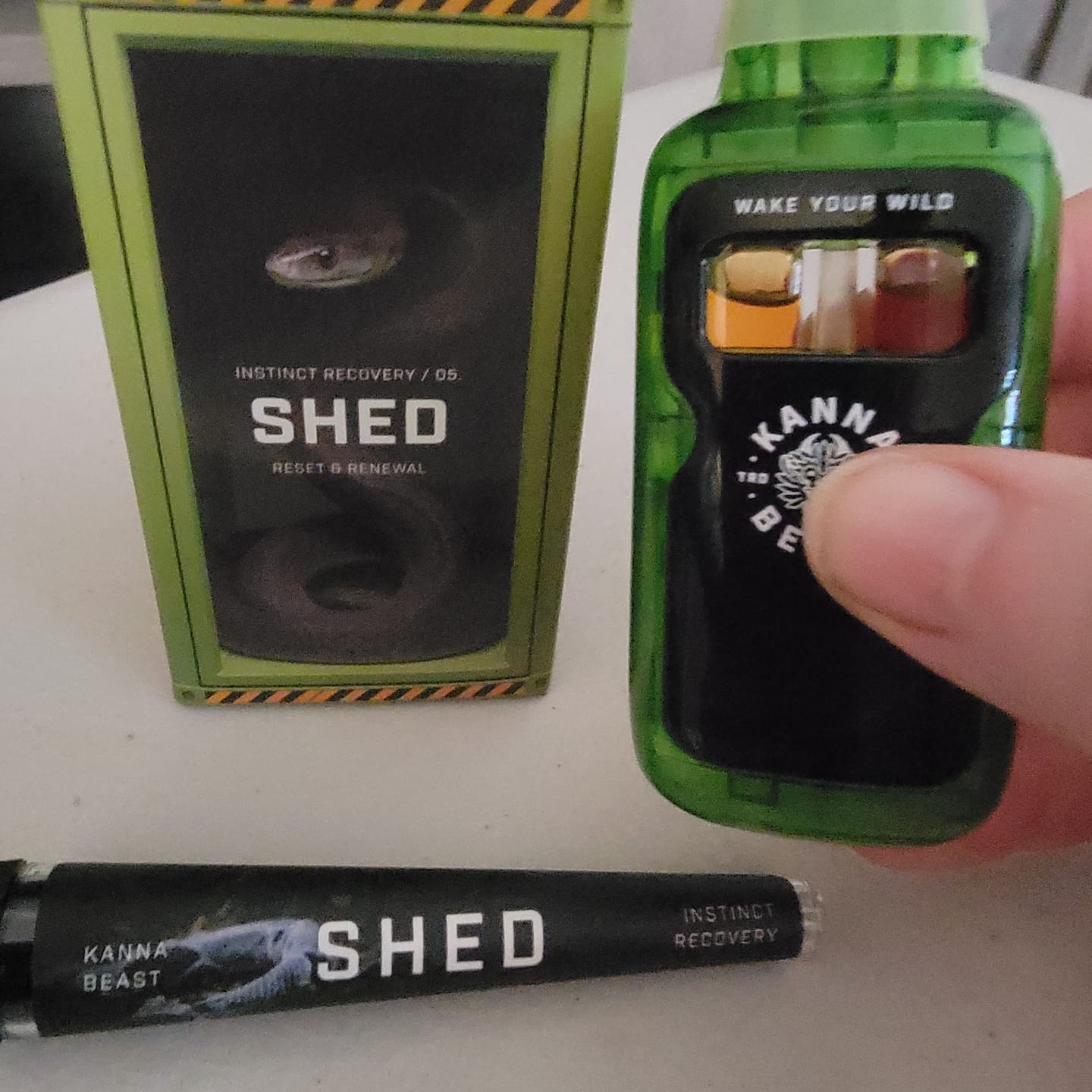 Customer photo review of Beast Bars™ 3-IN-1 Switch 2G Liquid Diamond THCA Disposable - SHED-05
