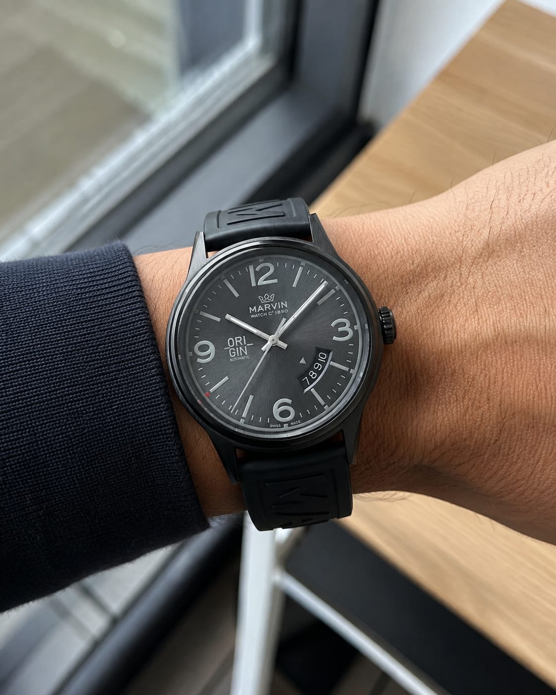 Customer photo review of Origin Black Warrior Automatic