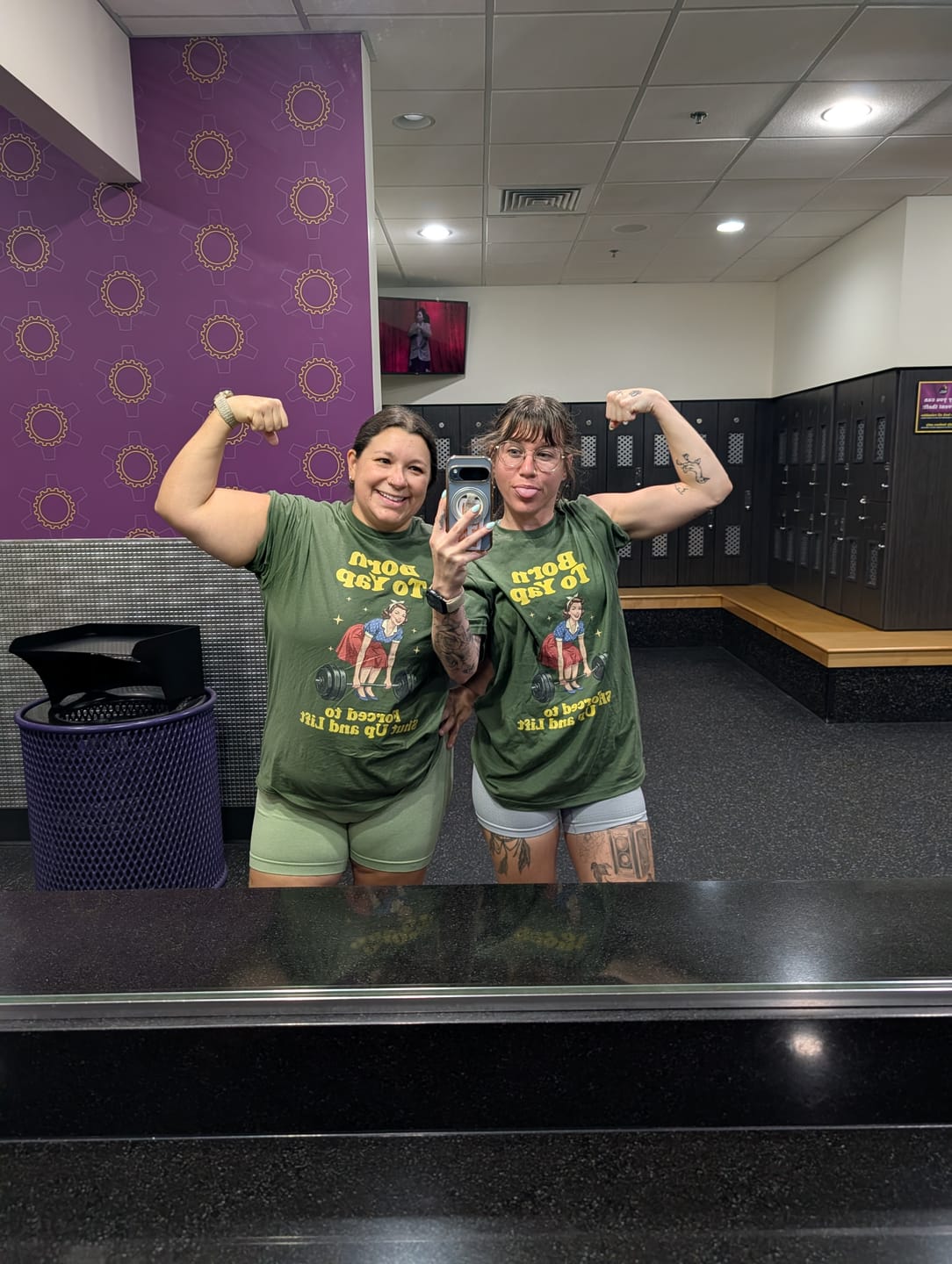 Customer photo review of Born to Yap T-Shirt