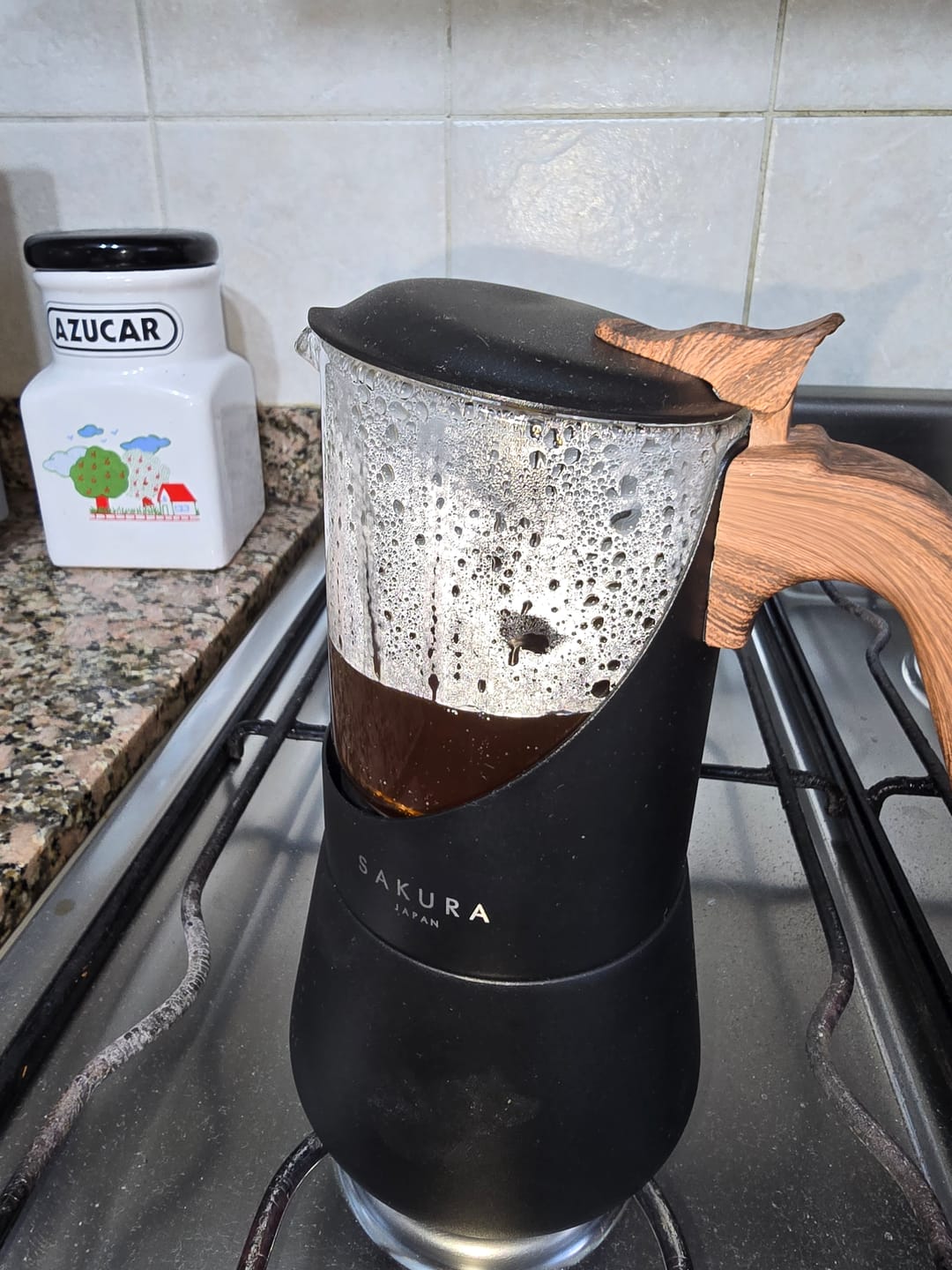 Customer photo review of Cafetera Moka Sakura Nordik