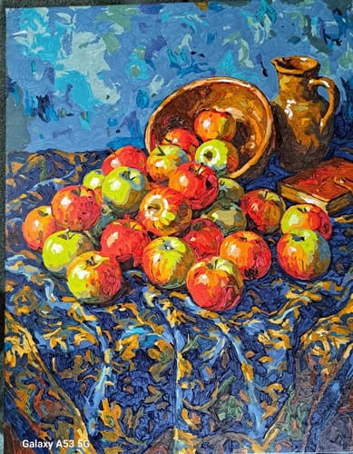 Customer photo review of Classic Apple Still Life