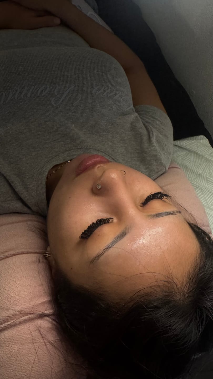Customer photo review of Premium Eyelash Extensions 0.03mm