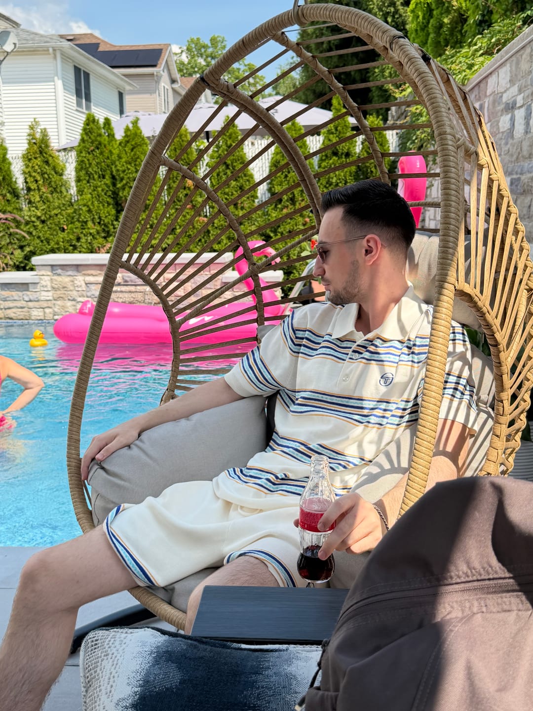 Customer photo review of Fausto Sweater Polo-Gardenia