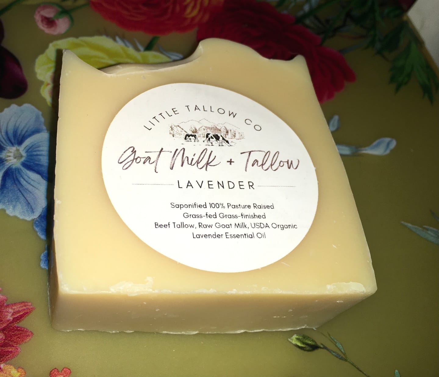 Customer photo review of Goat Milk + Tallow Soap