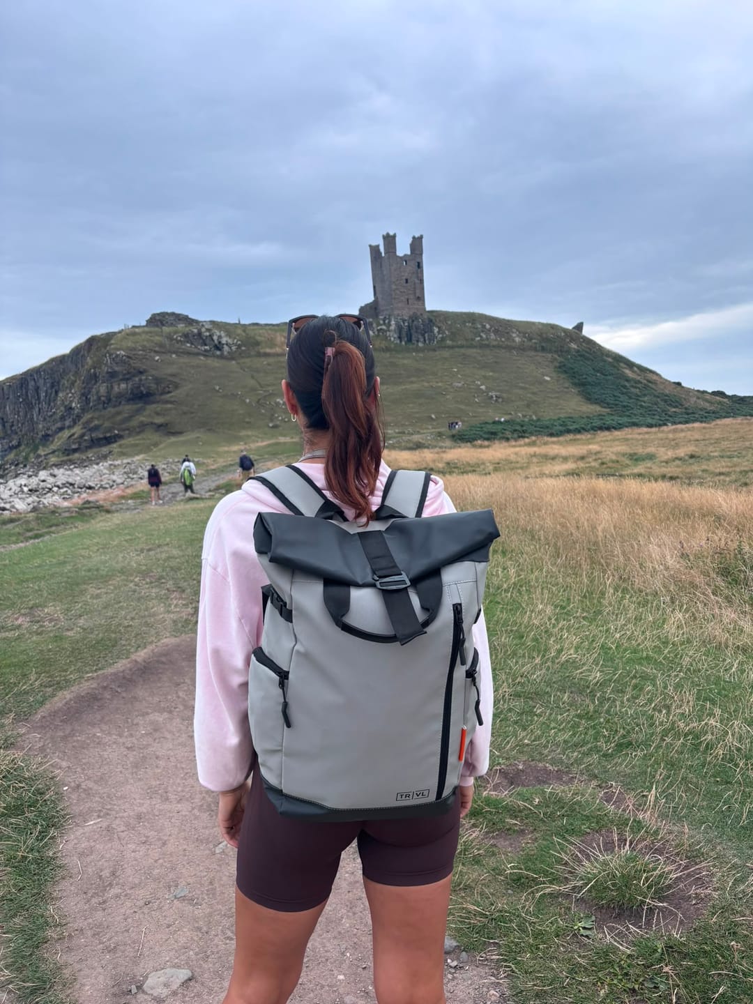 Customer photo review of The Rolltop Backpack