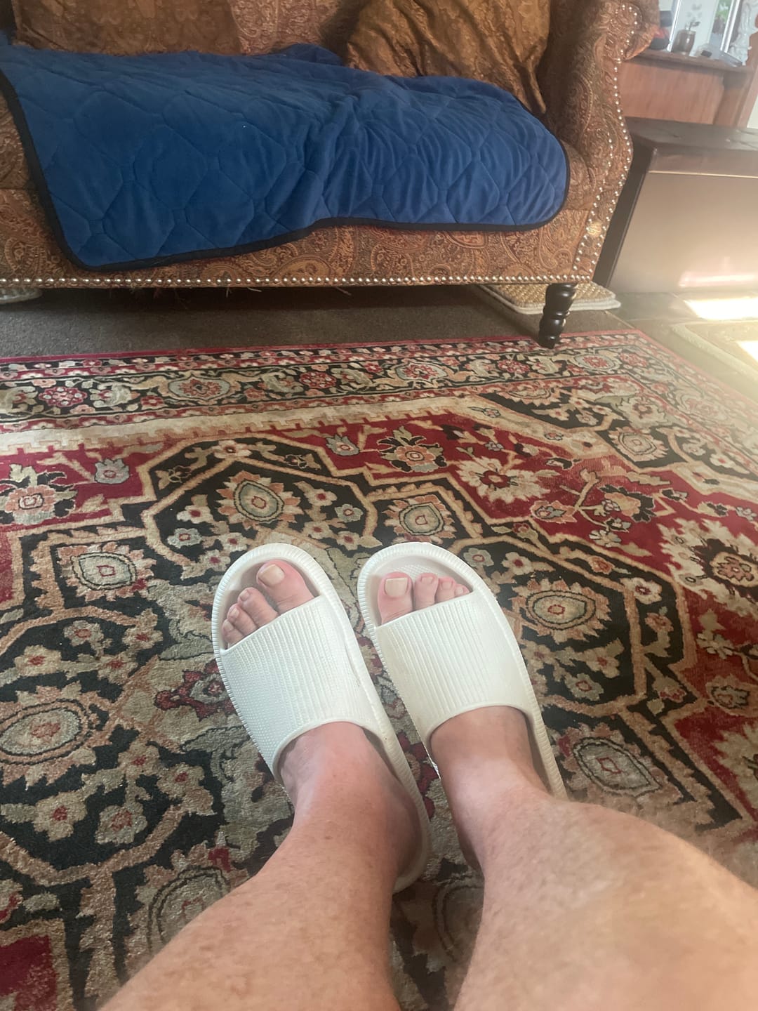 Customer photo review of Comfy Cloud Slides - "Secret Offer" Buy 1 Get 1 Free (Unisex)