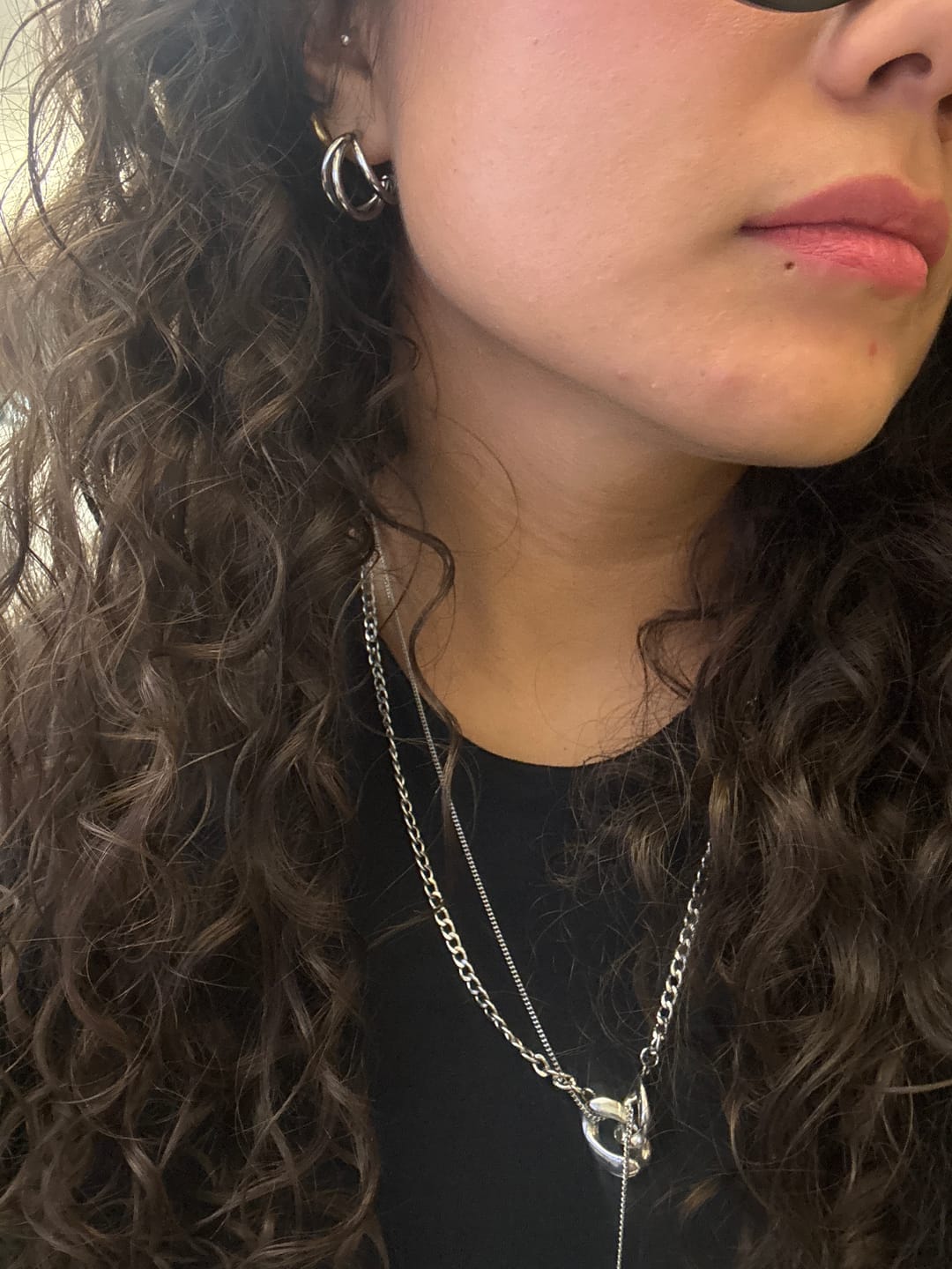 Customer photo review of Aretes Charlotte Plata