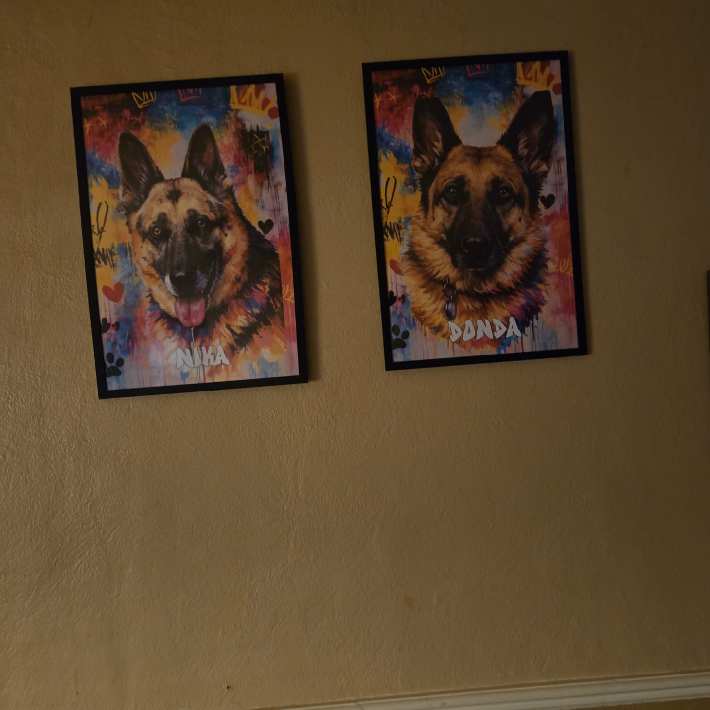 Customer photo review of Graffiti - Personalized Poster