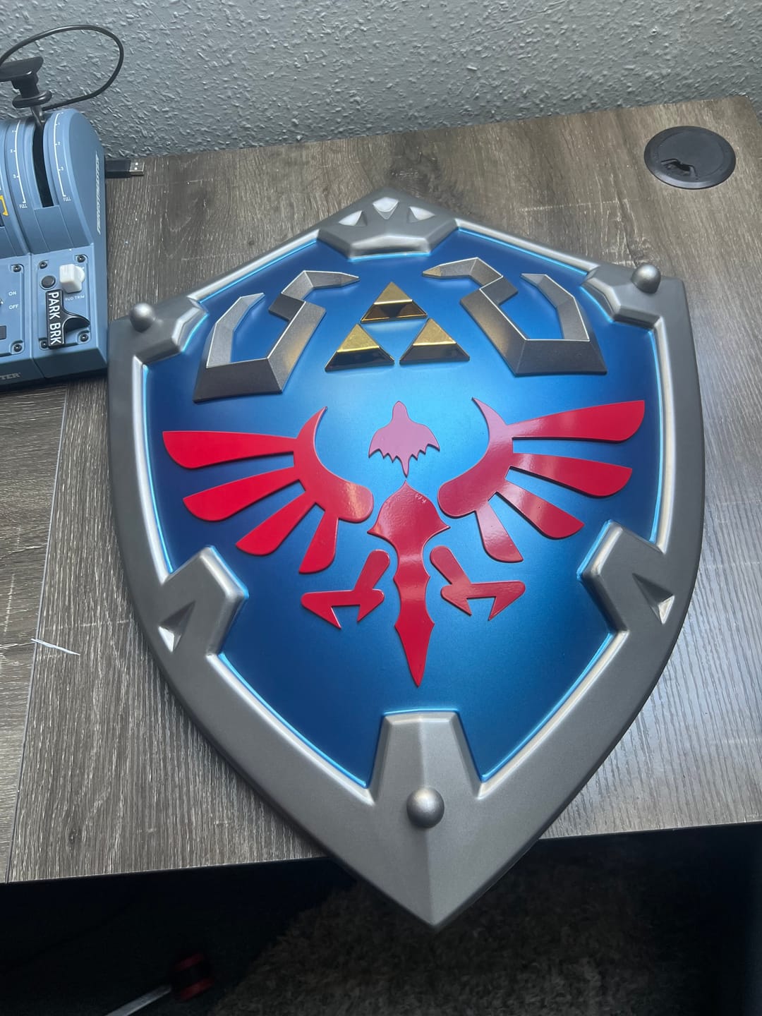 Customer photo review of Legend Of Zelda - Deluxe Hylian Shield (Full Metal)