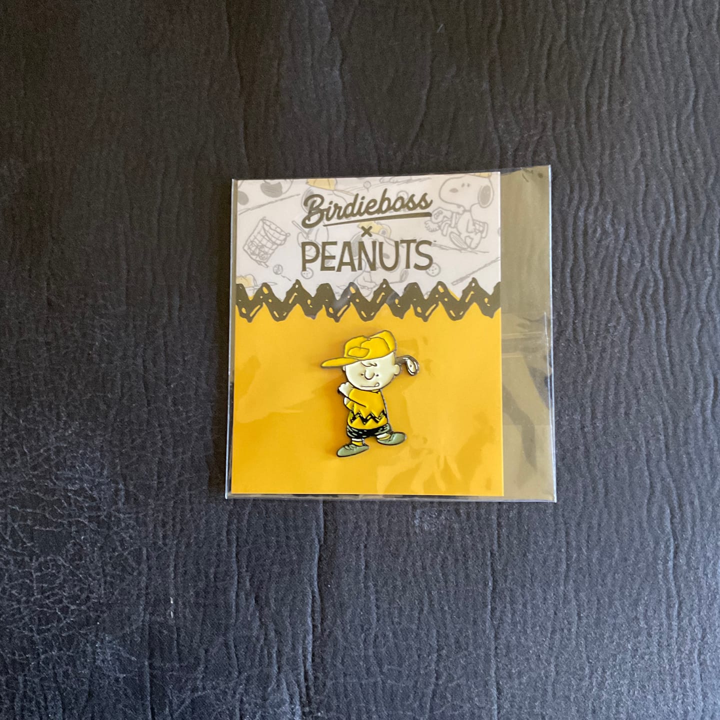 Customer photo review of Peanuts Charlie Brown Swing Ball Marker