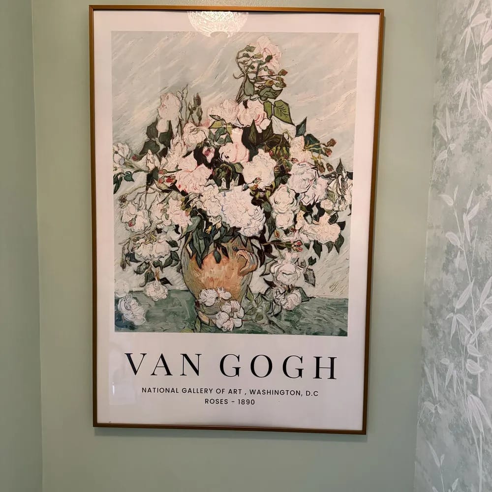 Customer photo review of Roses in Bloom by Vincent van Gogh