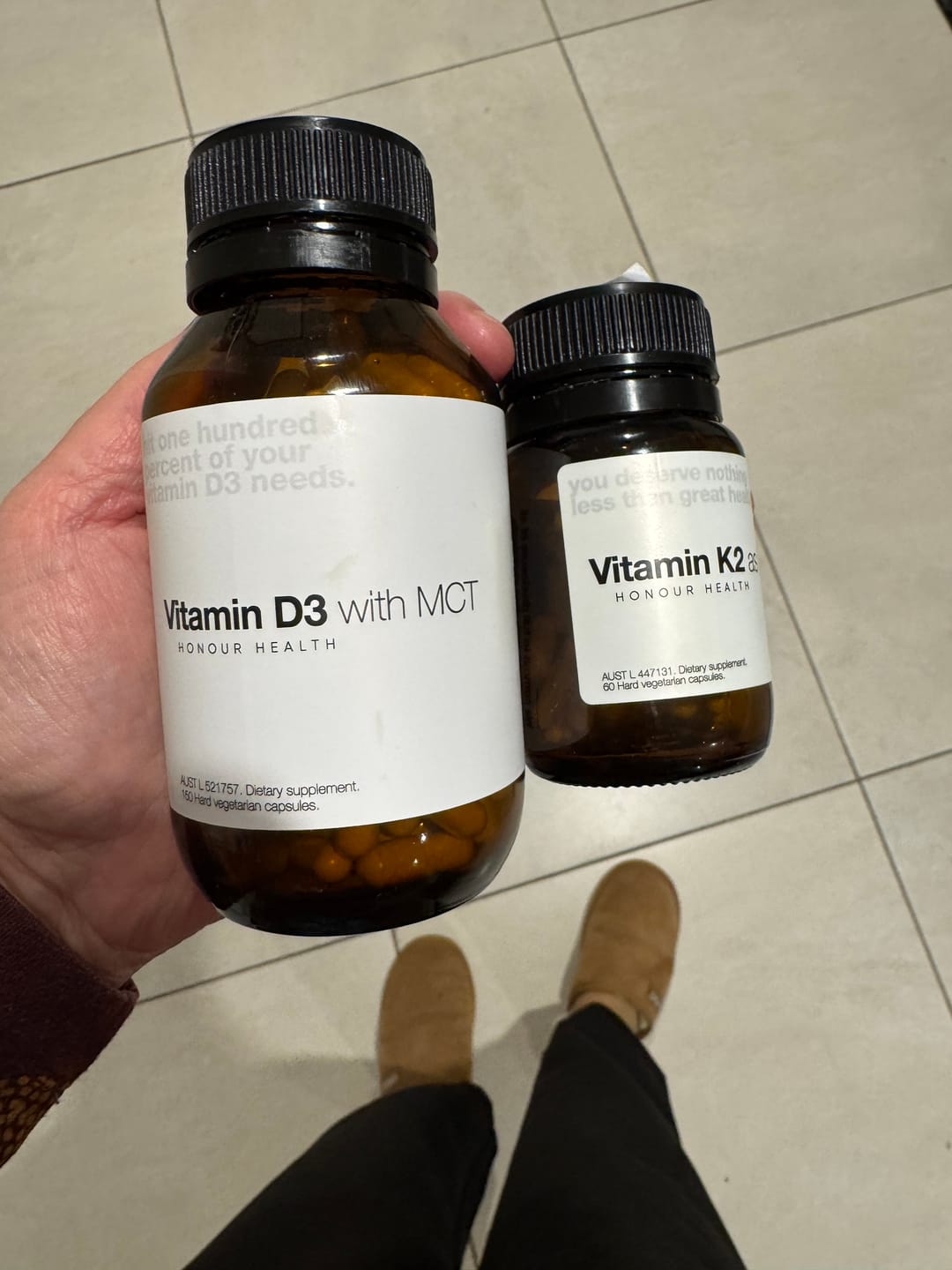 Customer photo review of Vitamin D3 with MCT (Vegan Friendly) - 150 Capsules