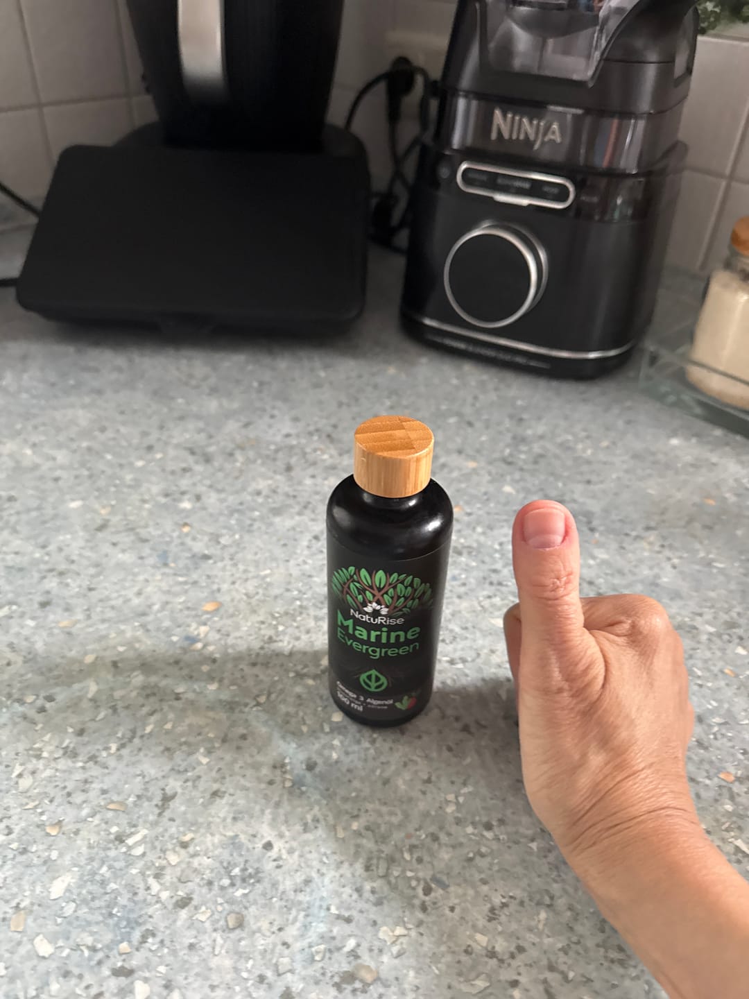Customer photo review of Algenöl zum Schütten
