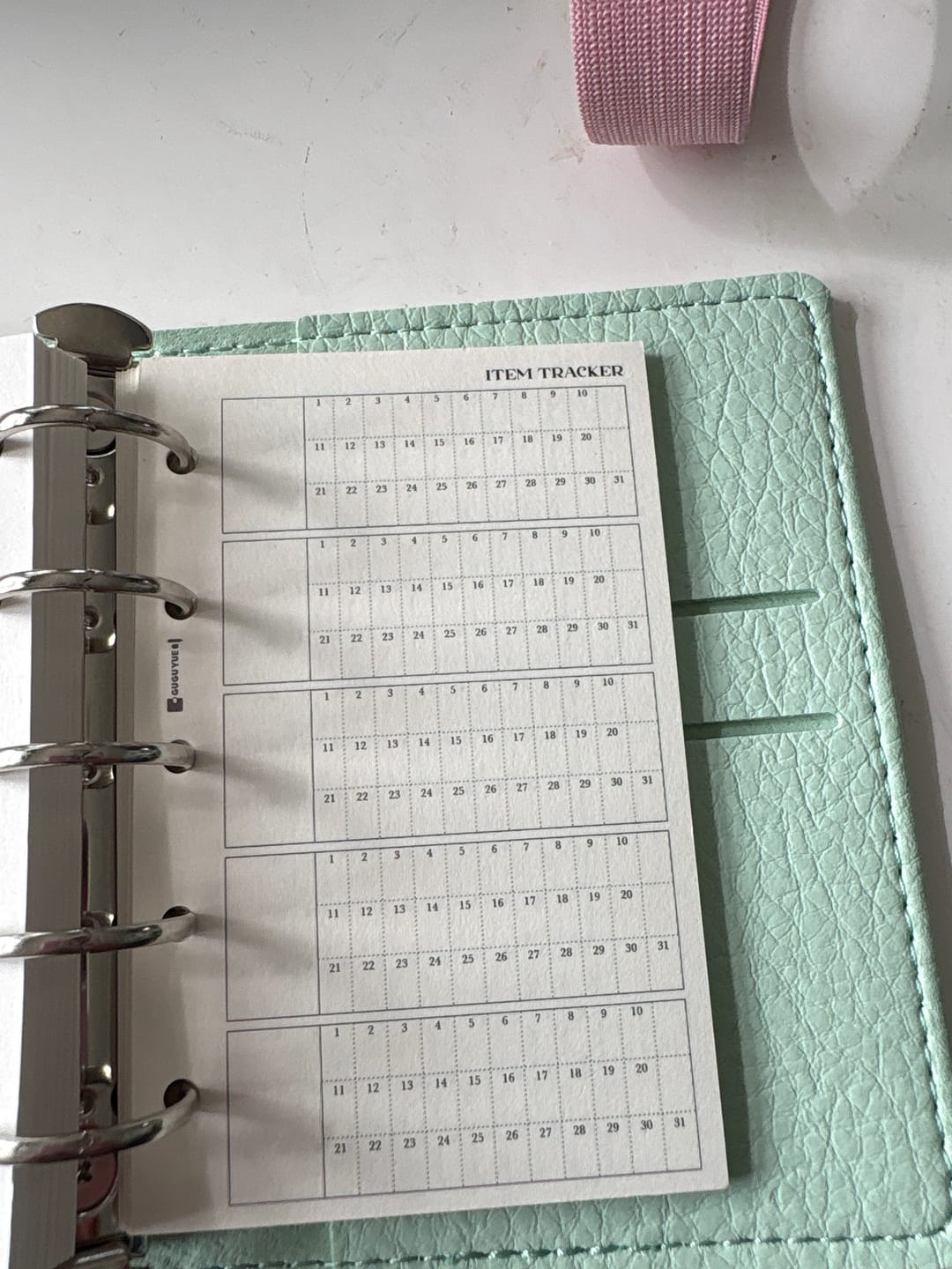 Customer photo review of Item Tracker