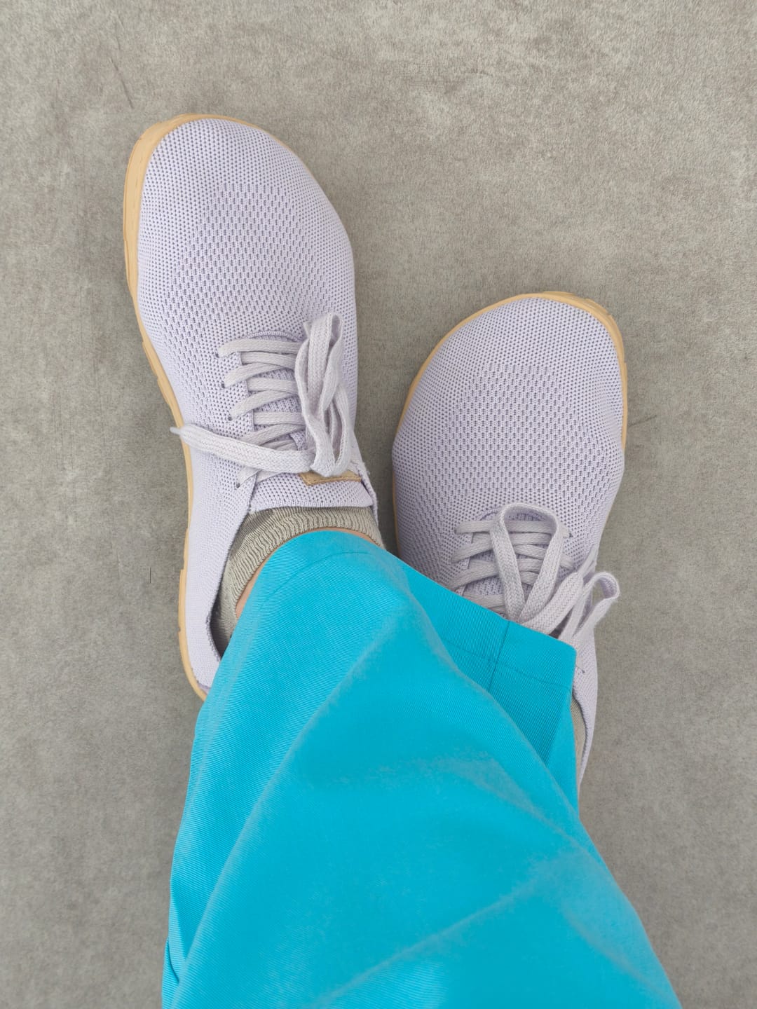 Customer photo review of Vaistoa Iloa | Knitted Barefoot Sneakers