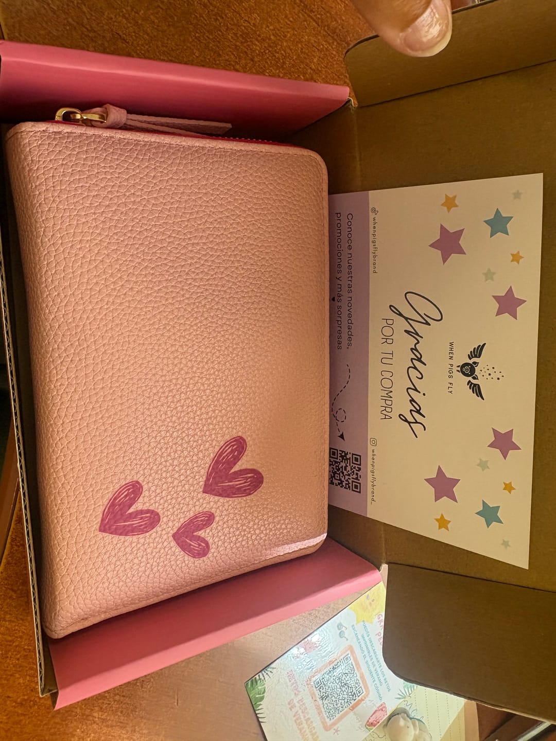 Customer photo review of Libreta de Ahorro con Cremallera A7
