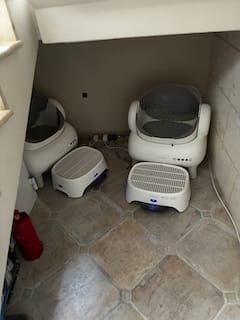 Customer photo review of (Sale) Neakasa M1 Lite Open-Top Automatic Cat Litter Box