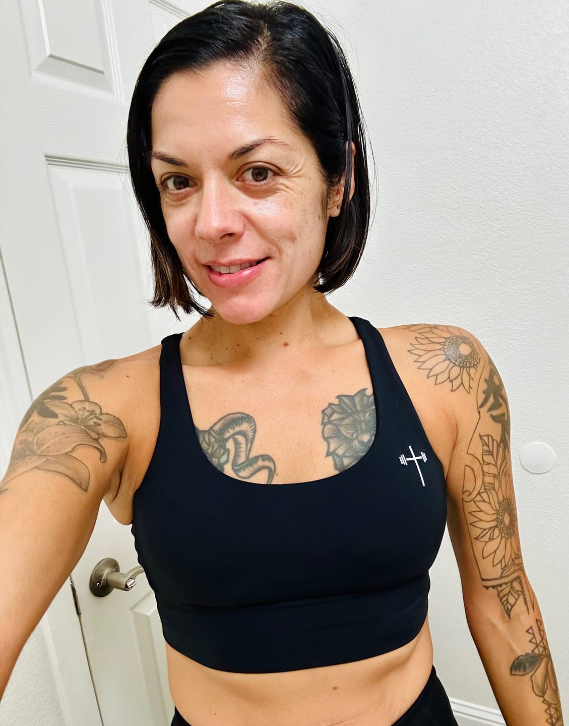 Customer photo review of Essential Sports Bra
