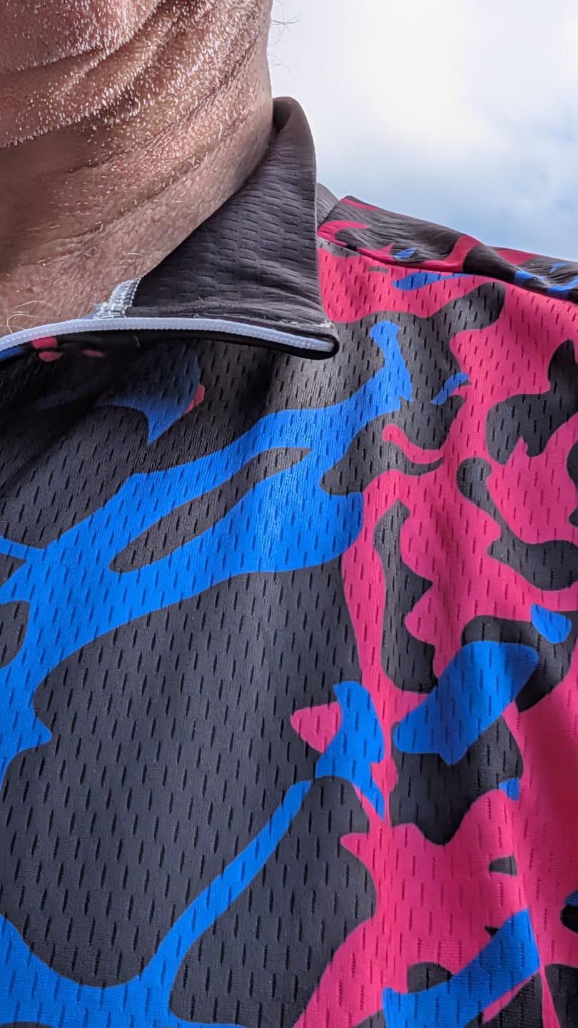 Customer photo review of Dazzling Graffiti Cycling Jersey