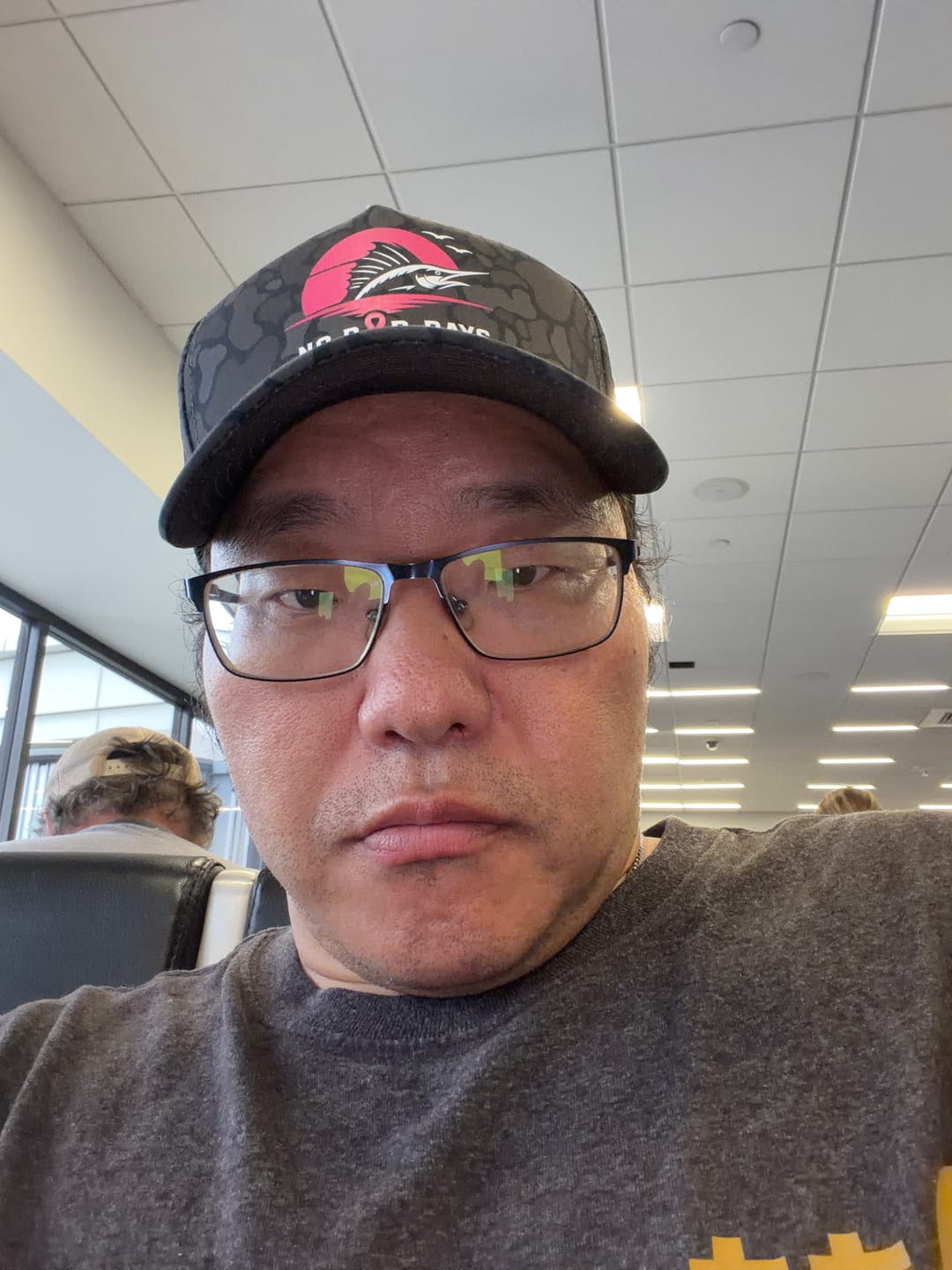 Customer photo review of NO BAD DAYS - Breast Cancer Hat